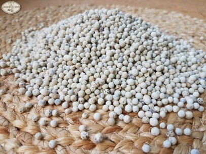 Poivre blanc en grains...