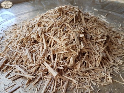 Bois bandé coupé